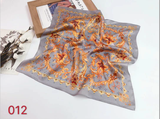 Luxury Silk Scarf 55x55cm - 100% Mulberry Silk