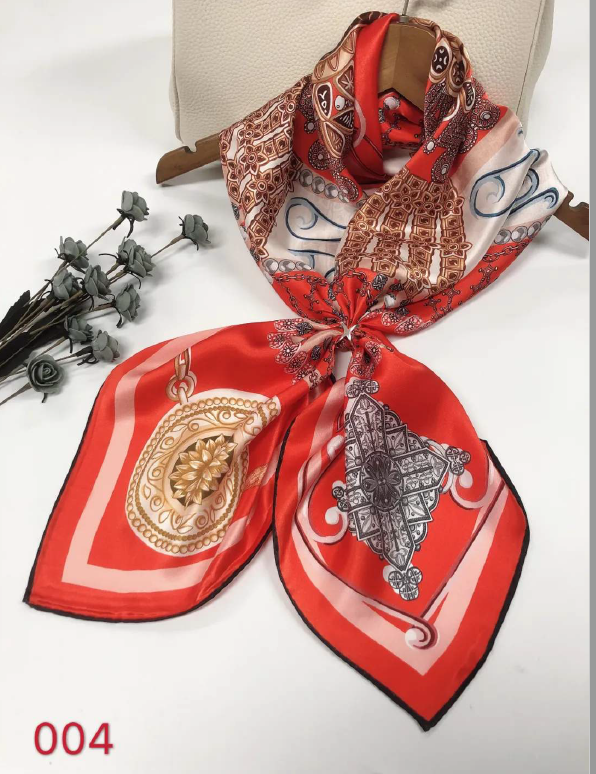 Luxury Silk Scarf 90x90cm - 100% Mulberry Silk