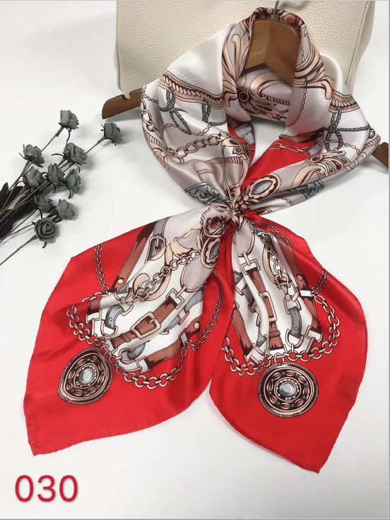 Luxury Silk Scarf 90x90cm - 100% Mulberry Silk