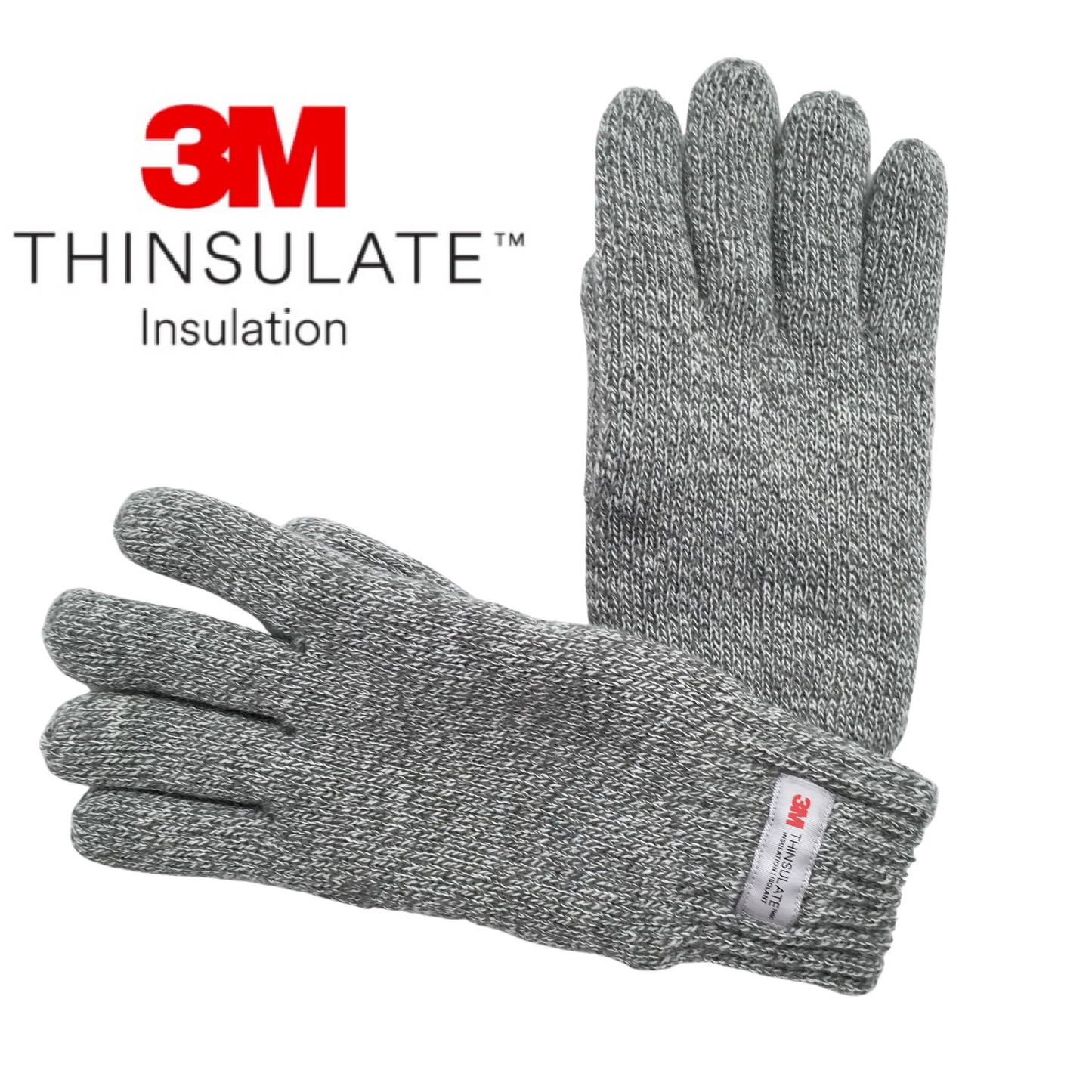 Girls Kids Thermal THINSULATE FINGER gloves Knitted Wooly 3M THINSULATE