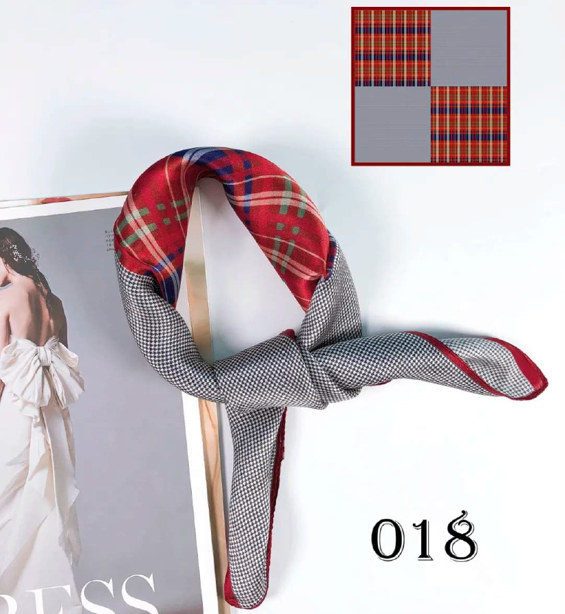 Luxury Silk Scarf 55x55cm - 100% Mulberry Silk