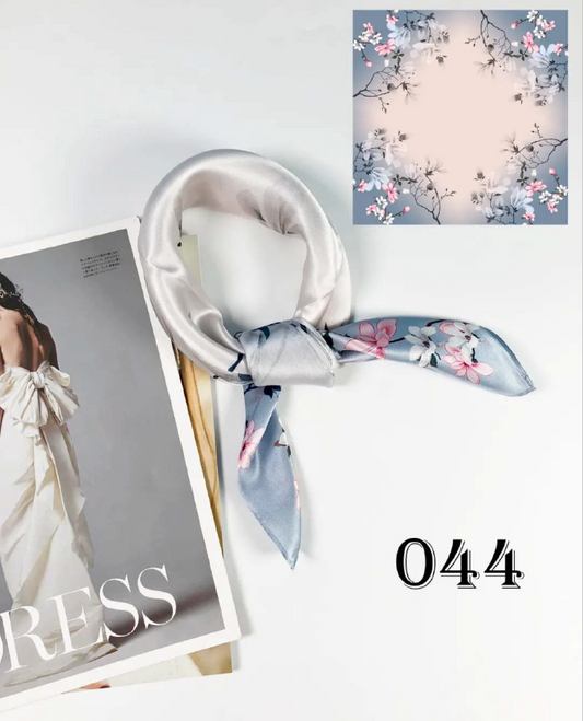 Luxury Silk Scarf 55x55cm - 100% Mulberry Silk