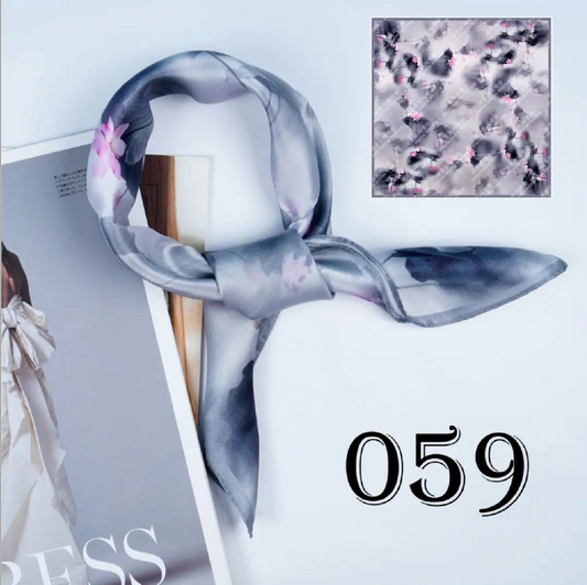 Luxury Silk Scarf 55x55cm - 100% Mulberry Silk