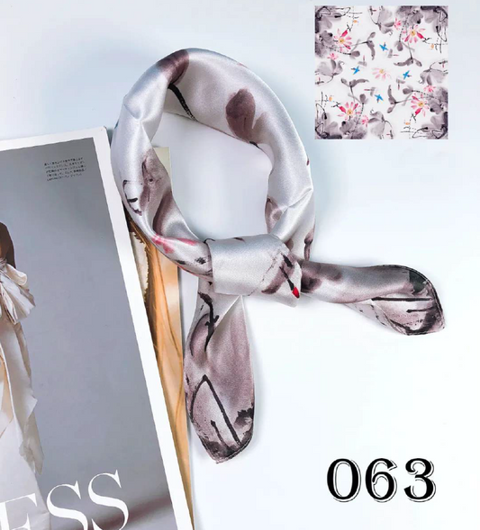 Luxury Silk Scarf 55x55cm - 100% Mulberry Silk