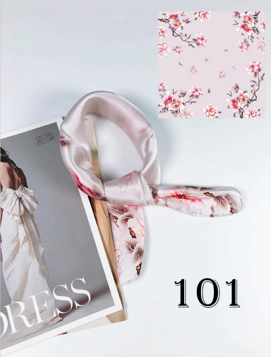 Luxury Silk Scarf 55x55cm - 100% Mulberry Silk