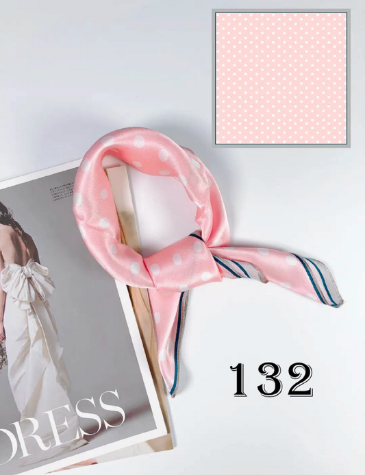 Luxury Silk Scarf 55x55cm - 100% Mulberry Silk