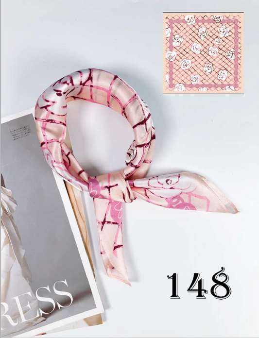 Luxury Silk Scarf 55x55cm - 100% Mulberry Silk