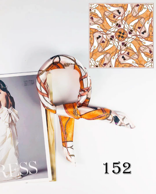 Luxury Silk Scarf 55x55cm - 100% Mulberry Silk
