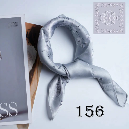 Luxury Silk Scarf 55x55cm - 100% Mulberry Silk - CXXFJ0156
