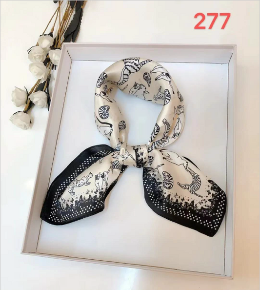 Luxury Silk Scarf 55x55cm - 100% Mulberry Silk - CXXFJ0277