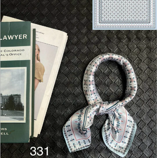 Luxury Silk Scarf 55x55cm - 100% Mulberry Silk