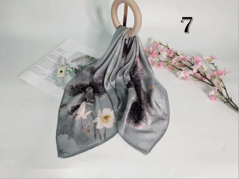 Luxury Silk Scarf 70x70cm - 100% Mulberry Silk