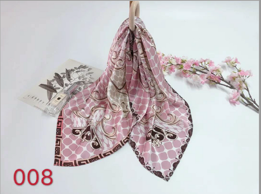 Luxury Silk Scarf 70x70cm - 100% Mulberry Silk