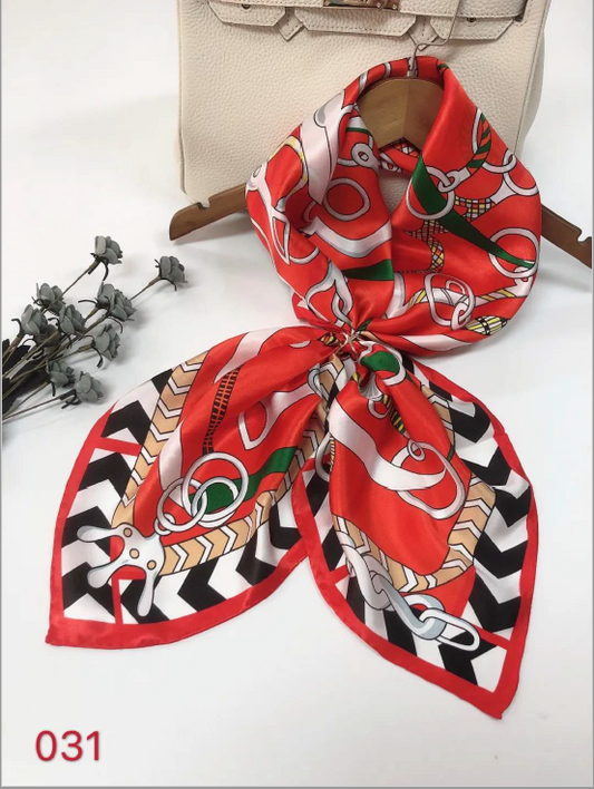Luxury Silk Scarf 90x90cm - 100% Mulberry Silk