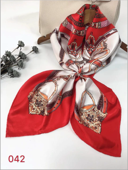Luxury Silk Scarf 90x90cm - 100% Mulberry Silk